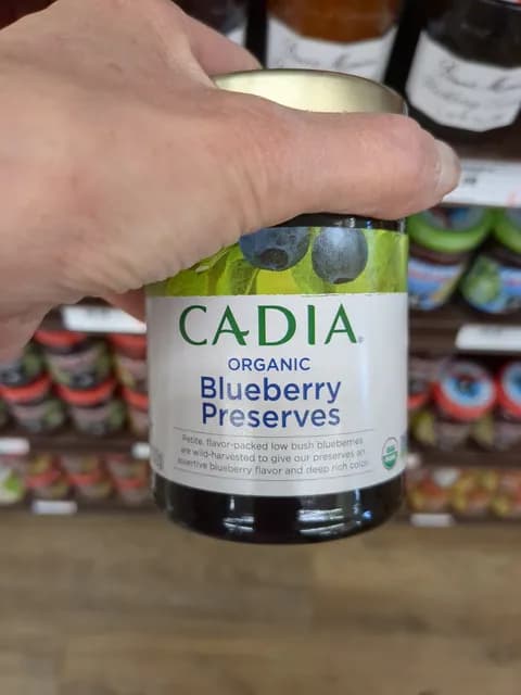 Cadia Organic Blueberry Preserves