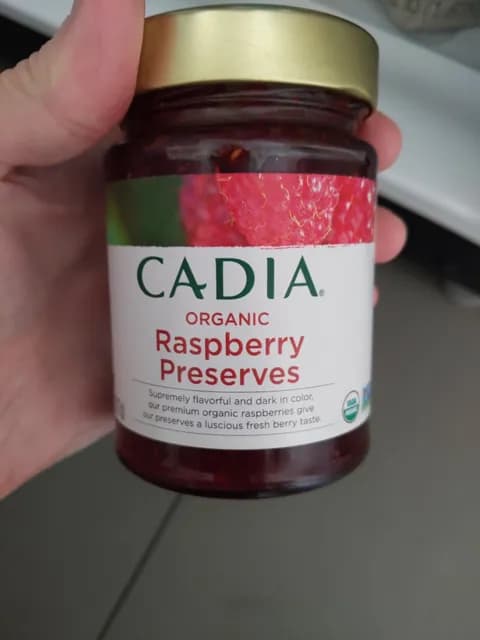 Cadia Organic Raspberry Preserves