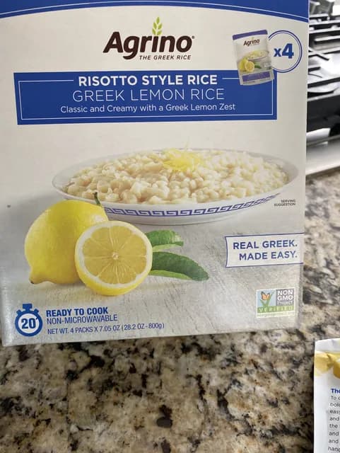 Agrino Greek Lemon Risotto Style Rice