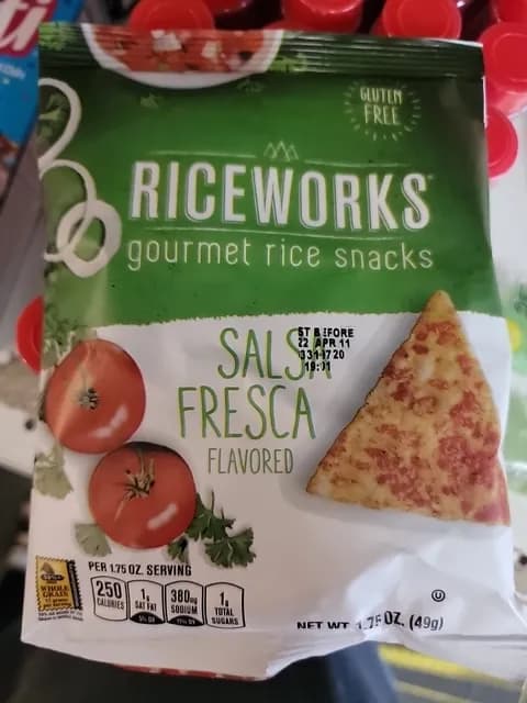 Riceworks Gourmet Rice Snack Salsa Fresca Flavored