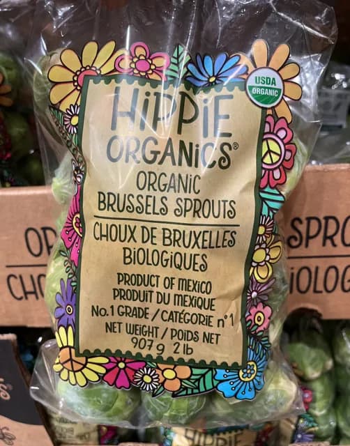 Hippie Organics Organic Brussel Sprouts