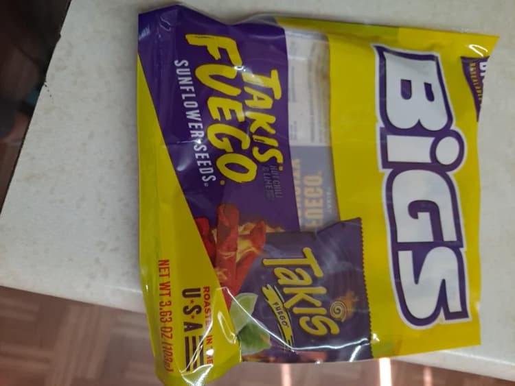 Bigs Takis Fuego Hot Chili & Lime Sunflower Seeds