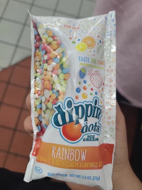 Dippin' Dots Ice Cream Rainbow Flavored Ice