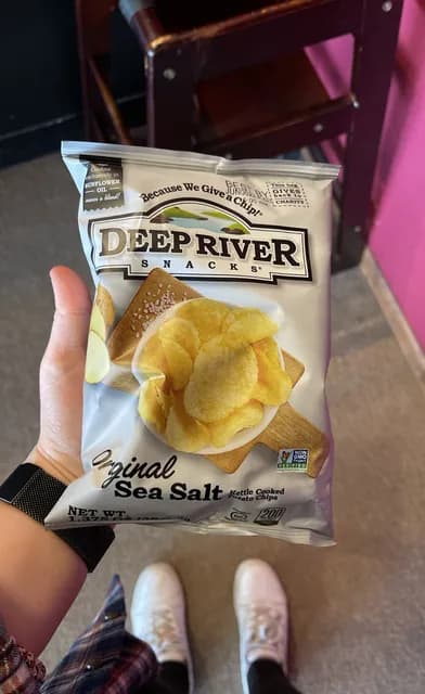 Deep River Snacks Original Sea Salt Kettle Cooked Potato Chips