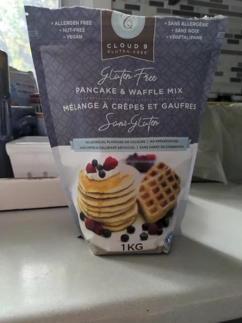 Cloud 9 Gluten Free Pancake & Waffle Mix