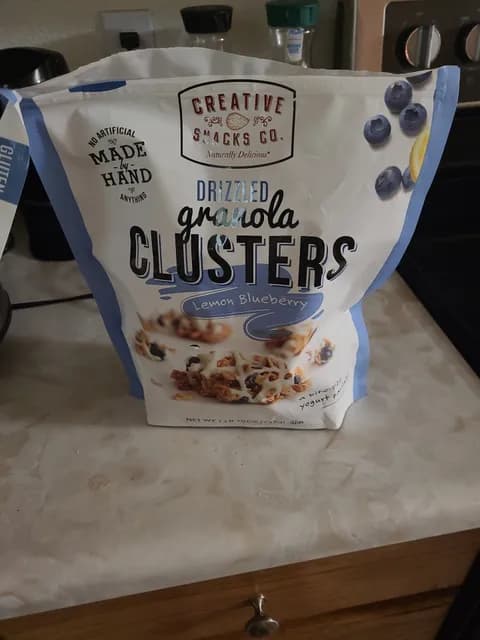 Creative Snacks Co. Lemon Blueberry Drizzled Granola Clusters