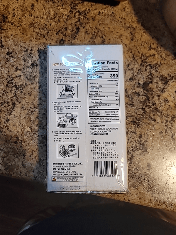 Hana Soba Japanese Buckwheat Noodles