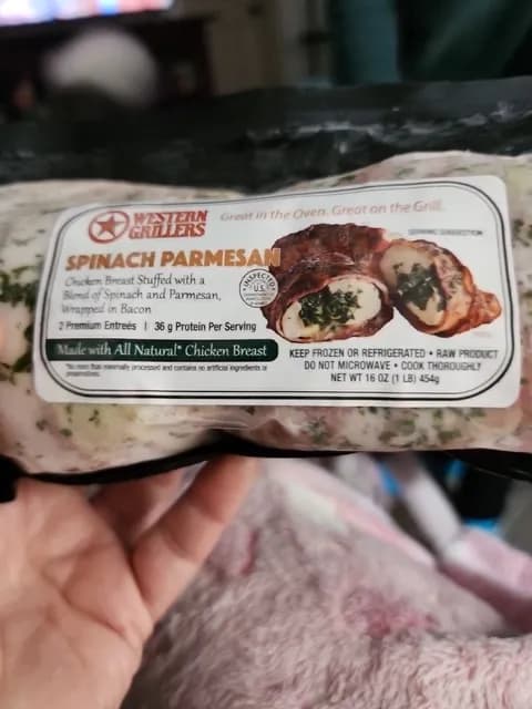 Western Grillers Spinach Parmesan