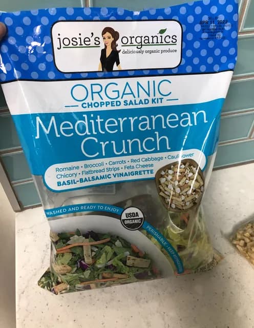 Josie'S Organics Mediterranean Crunch Organic Chopped Salad Kit