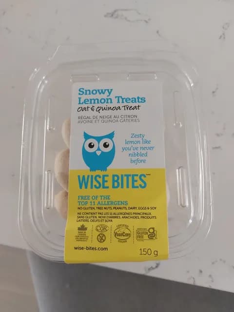 Wise Bites Snowy Lemon Treats