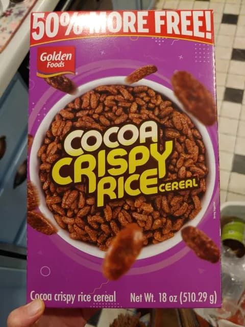 Golden Foods Cocoa Crispy Rice Cereal