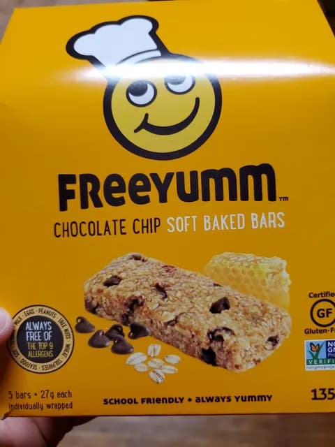Feeyumm Chocolate Chip Soft Baked Bars