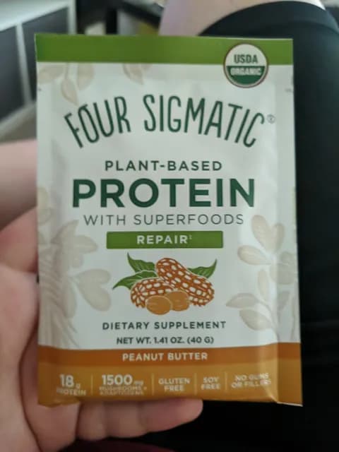 Four Sigmatic Plant-Based Peanut Butter Protein With Superfoods Repair