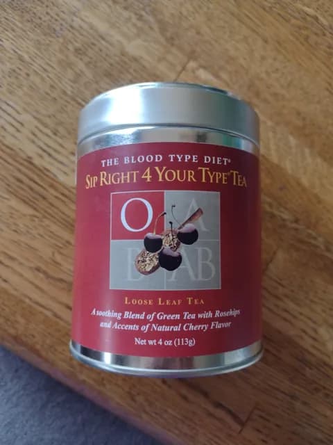 Sip Right 4 Your Type Loose Leaf Tea Type O