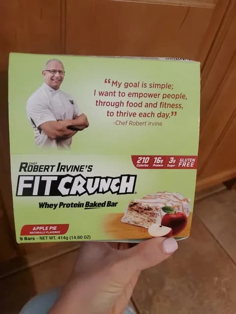 Chef Robert Irvine'S Fit Crunch Whey Protein Baked Bar Apple Pie