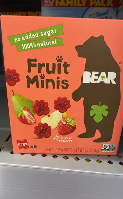 Bear Apple-Pear Strawberry Fruit Minis