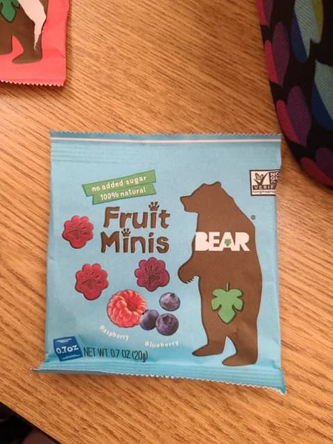 Bear Fruit Minis Raspberry Blueberry