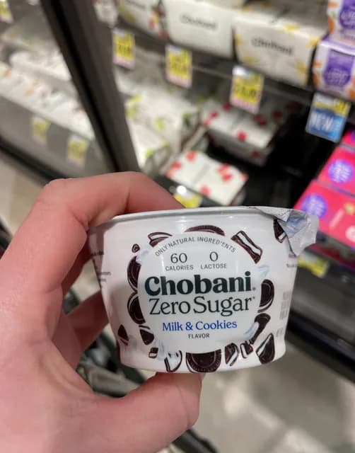 Chobani Zero Sugar Milk & Cookies Flavor