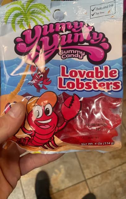 Yumy Yumy Lovable Lobsters Gummy Candy
