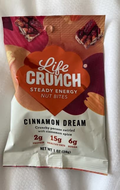 Life Crunch Cinnamon Dream Steady Energy Nut Bites