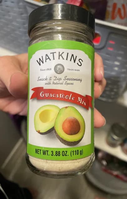 Watkins Snack & Dip Seasoning With Natural Spices Guacamole Mix
