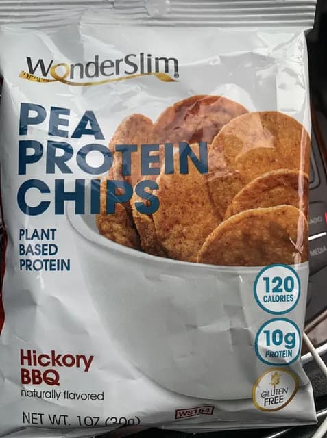 Wonderslim Hickory Bbq Pea Protein Chips