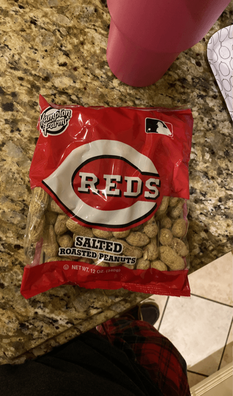 Hampton Farms Cincinnati Reds Salted Roasted Peanuts