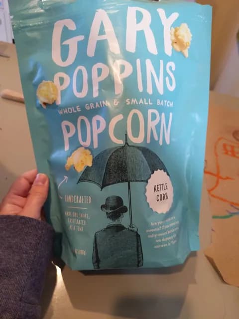 Gary Poppins Whole Grain & Small Batch Popcorn