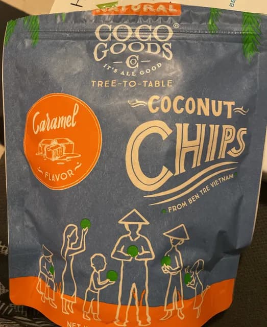 Cocogoods Co Caramel Flavor Coconut Chips