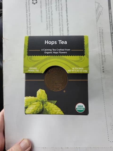 Buddha Teas Hops Tea Organic Herbal Tea