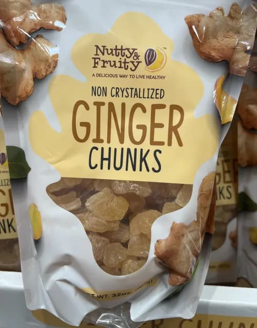 Nutty & Fruity Non Crystallized Ginger Chunks