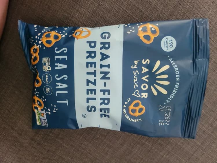 Savor By Suzie Grain-Free Sea Salt Pretzels
