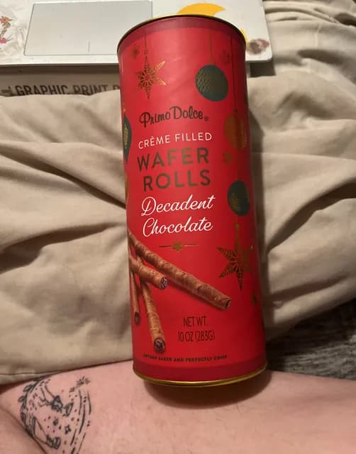Primo Dolce Decadent Chocolate Wafer Rolls