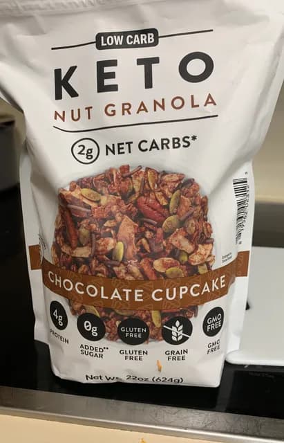 Nutrail Keto Nut Granola Chocolate Cupcake