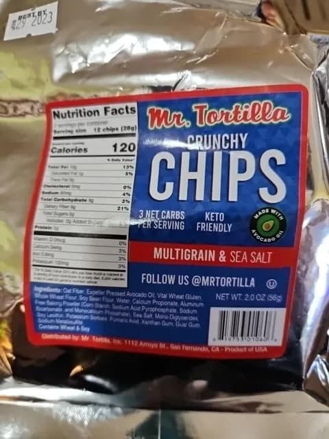 Mr. Tortilla Crunchy Chips
