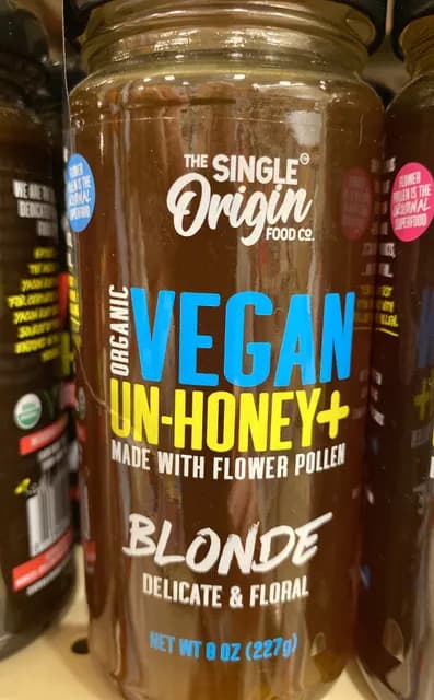 The Single Origin Food Co. Organic Vegan Blonde Un-Honey+ Made With Flower Pollen