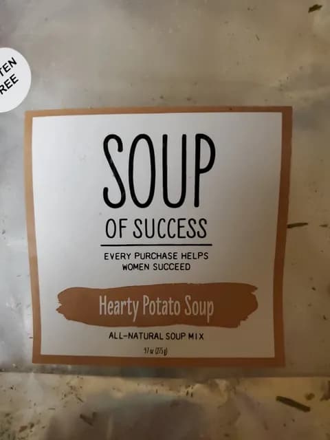 Soup Of Success Hearty Potato Soup Mix