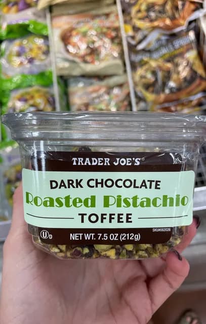Trader Joe'S Dark Chocolate Roasted Pistachio Toffee