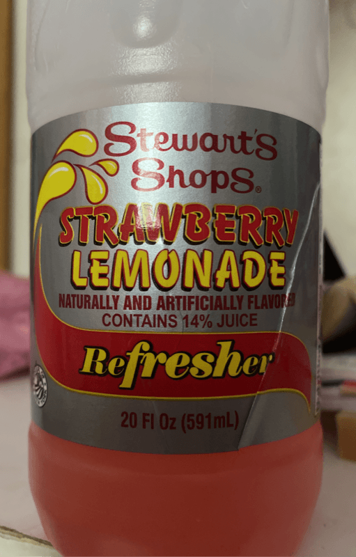 Stewart'S Shops Strawberry Lemonade Refresher
