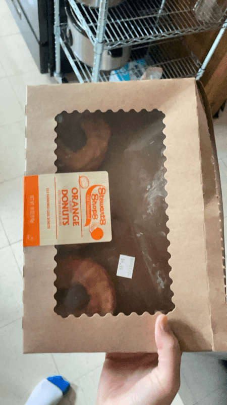 Stewart'S Shops Orange Donuts
