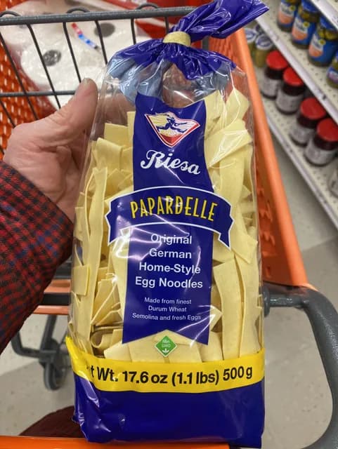 Riesa Papardelle Original German Home-Style Egg Noodles