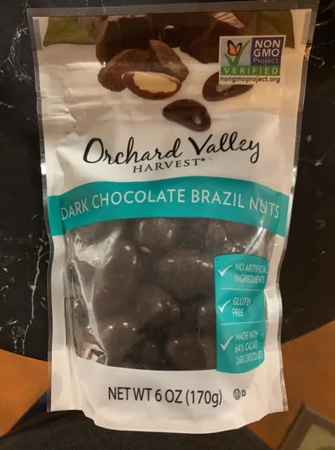 Orchard Valley Harvest Dark Chocolate Brazil Nuts