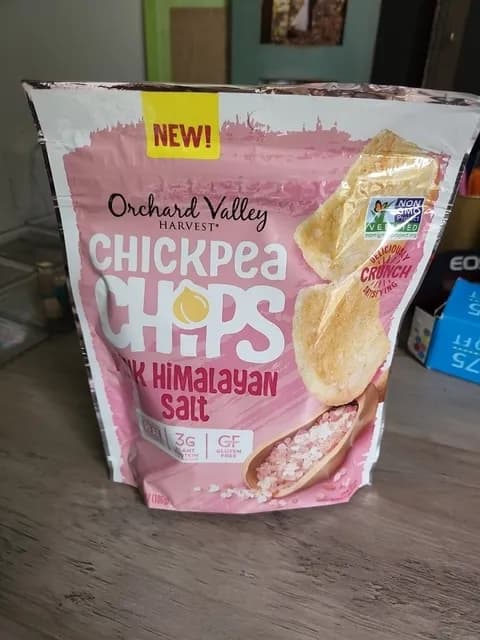 Orchard Valley Harvest Chickpea Chips Pink Himalayan Salt
