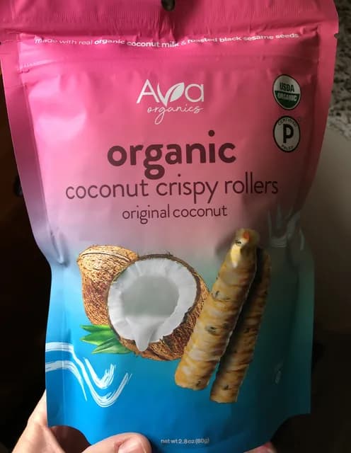 Ava Organics Coconut Crispy Rollers