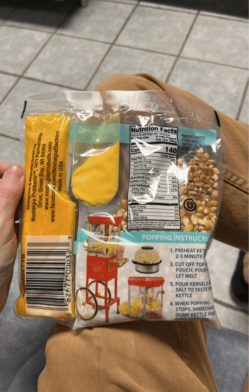 Nostalgia All-In-One Popcorn