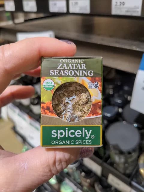 Spicely Organic Spices Organic Zaatar Seasoning