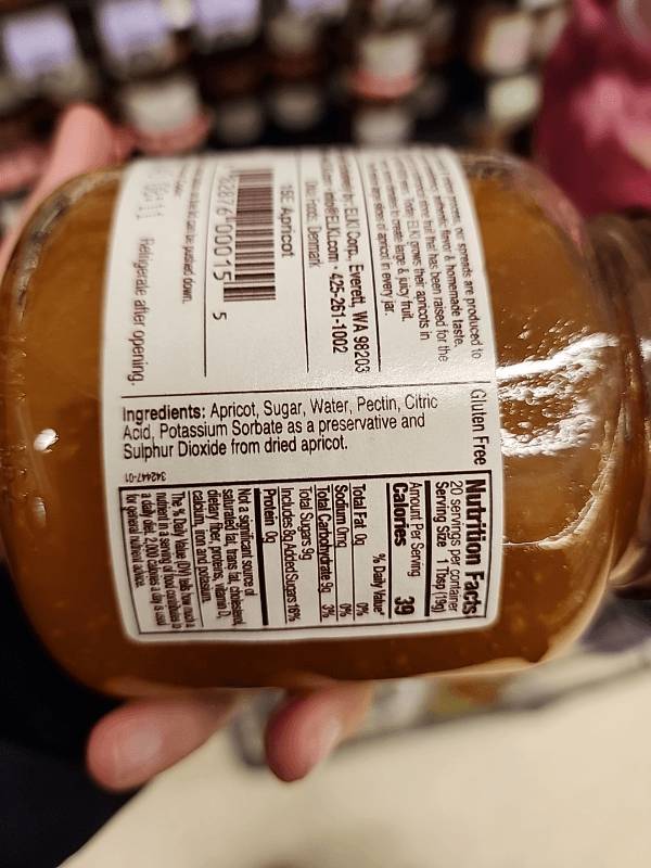 Scandinavian Delights Apricot Fruit Spread