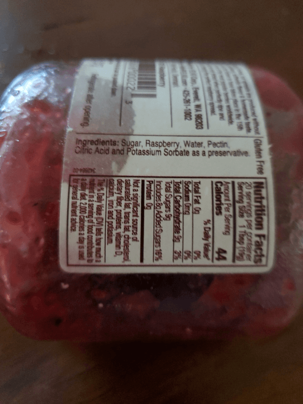 Scandinavian Delights Raspberry Fruit Spread