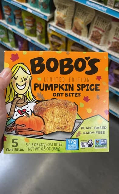 Bobo'S Pumpkin Spice Oat Bites