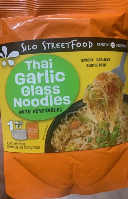 Silo Street Food Thai Garlic Glass Noodles With Vegetables 1 Meal Kit